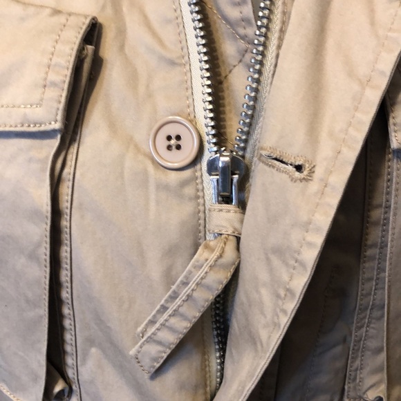 J. Crew Tan Utility Jacket. Size 8 - Picture 2 of 15